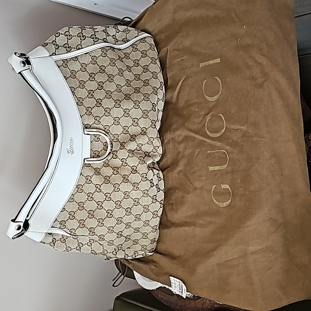 Gucci Hobo Bag beige/off white